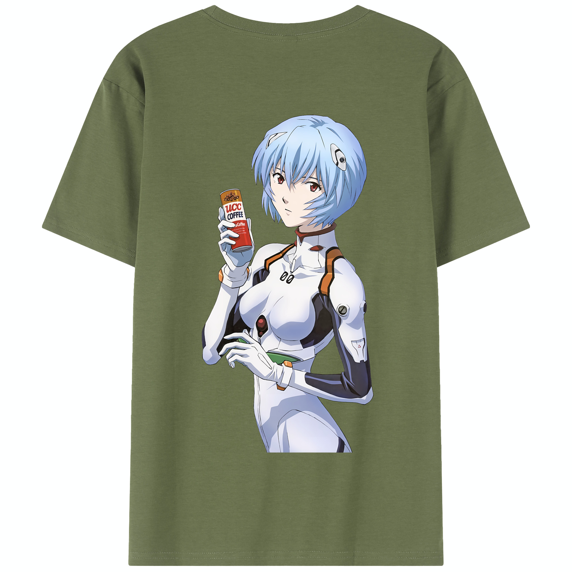 （画像用） EVA 新世紀エヴァンゲリオン 綿100％半袖Tシャツ（背面プリント）